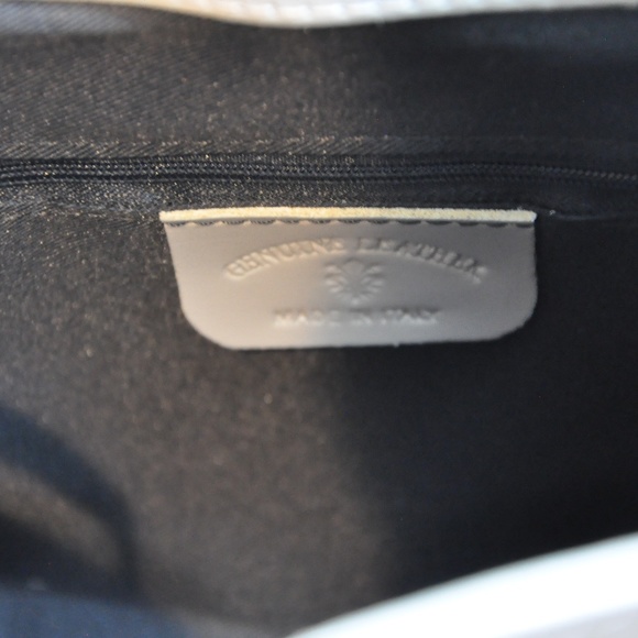 Gray Leather with Suede Stitching Backpack Purse main image 7